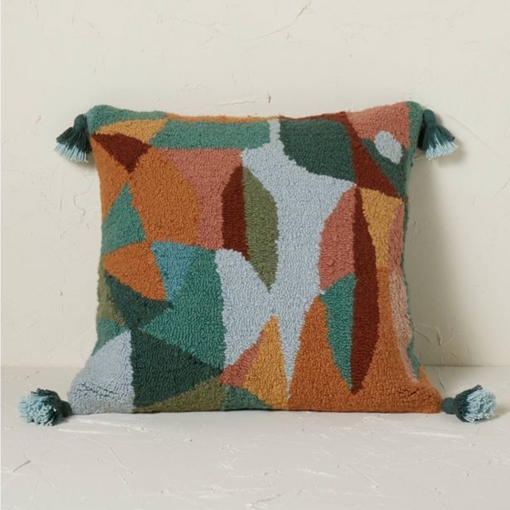 Opalhouse Jungalow 18” x 18” Multicolor Throw Pillow